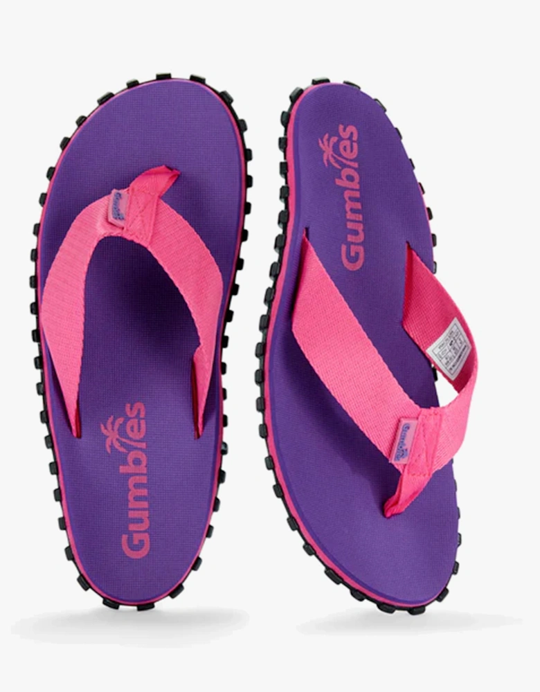 DUCKBILL Womens Waterproof Flip-Flops Purple
