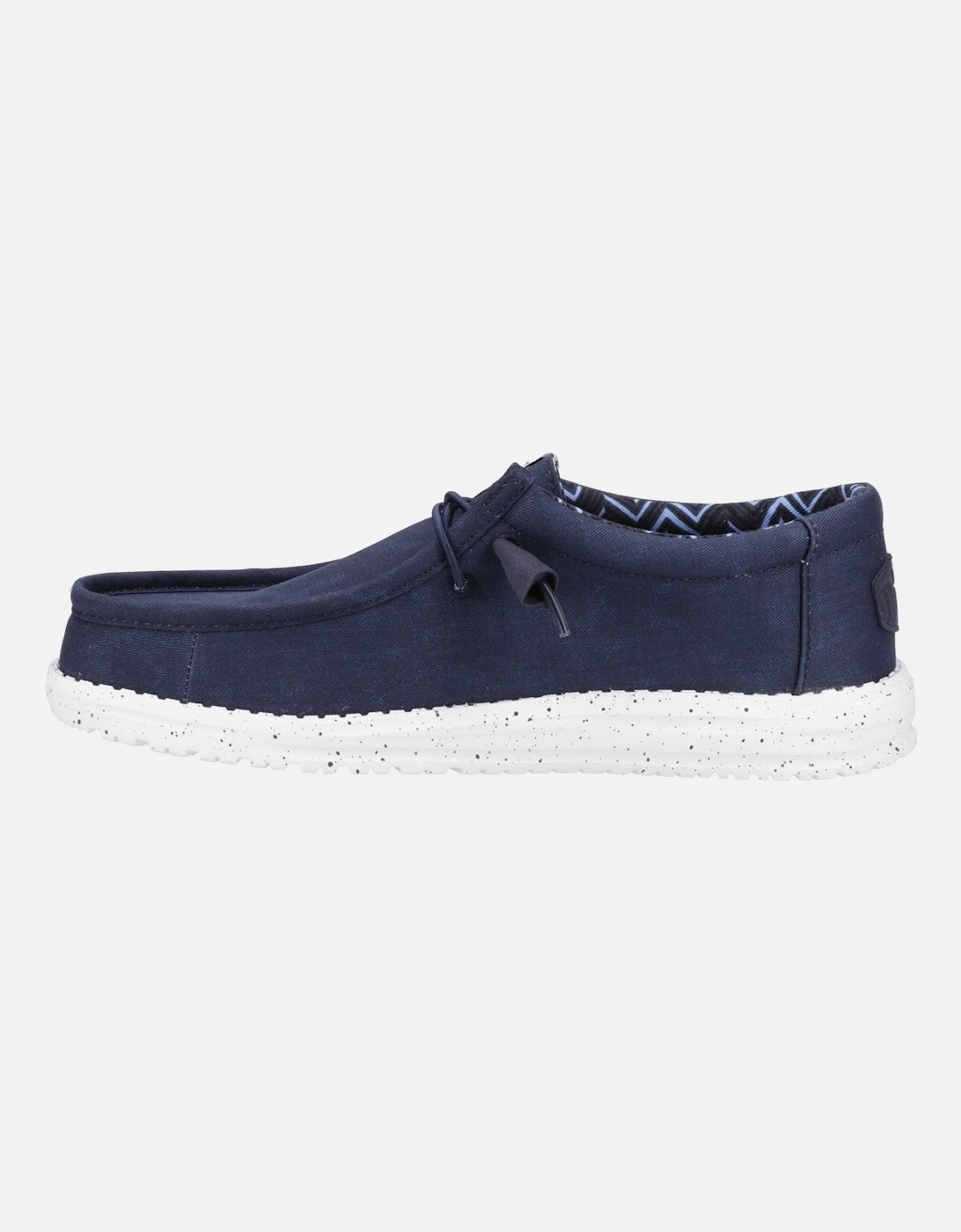 HEYDUDE Men's Wally Canvas Shoe in Navy