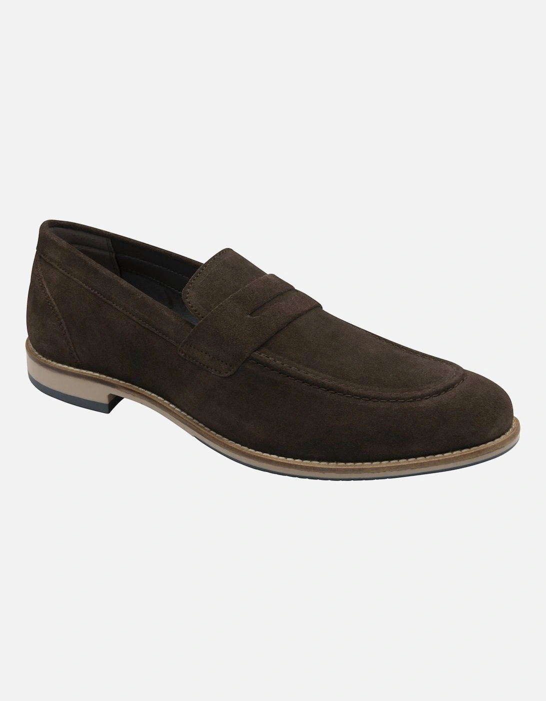 Thornton Mens Penny Loafers, 5 of 4