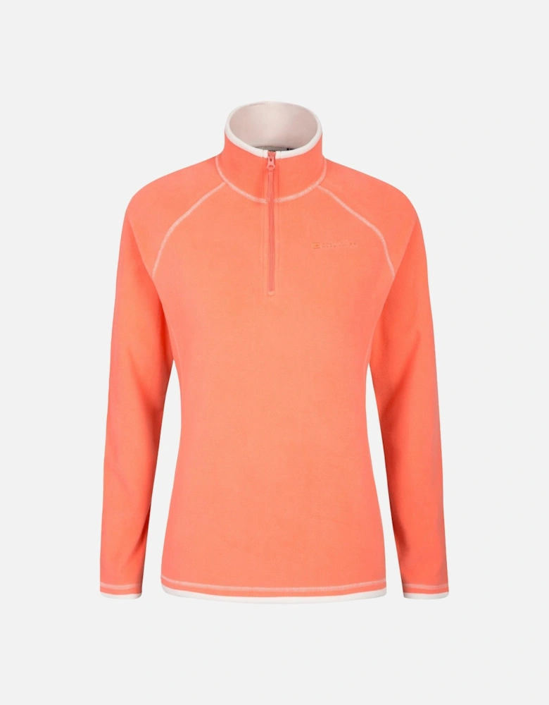 Womens/Ladies Montana Half Zip Fleece Top