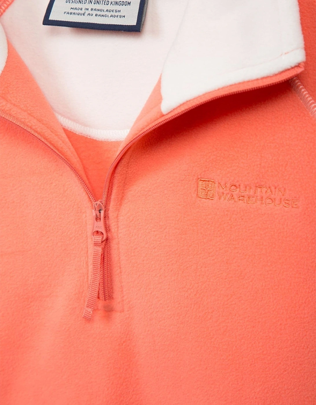 Womens/Ladies Montana Half Zip Fleece Top