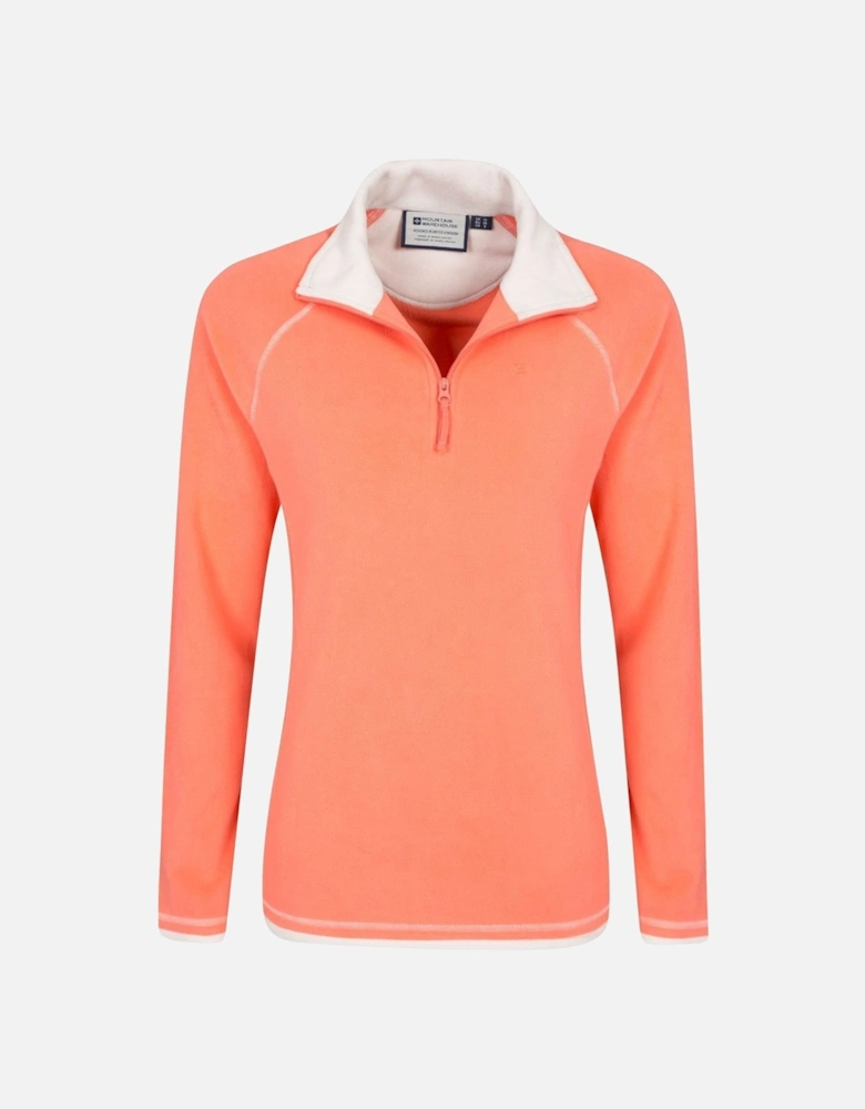 Womens/Ladies Montana Half Zip Fleece Top
