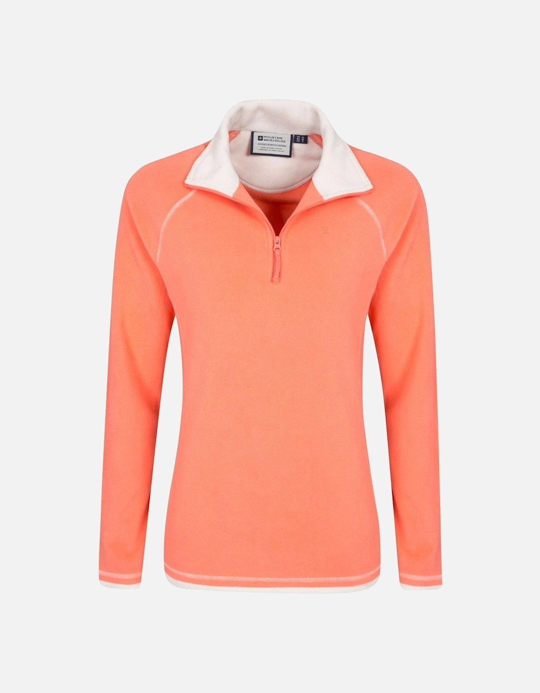 Womens/Ladies Montana Half Zip Fleece Top