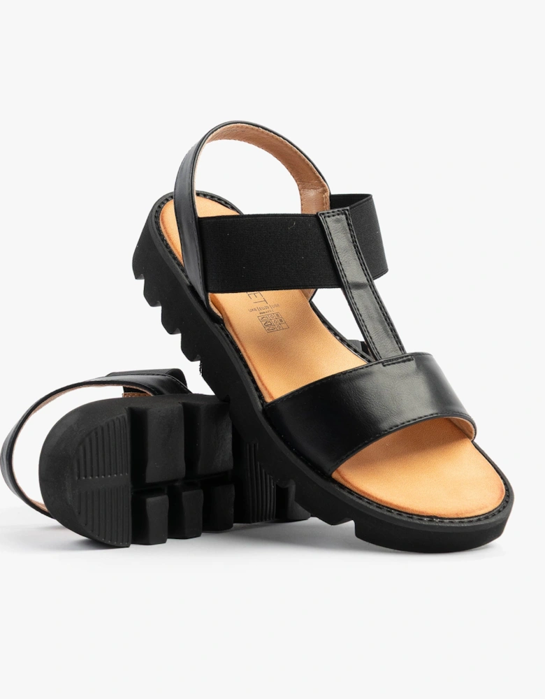 RITZ Womens Sandals Black