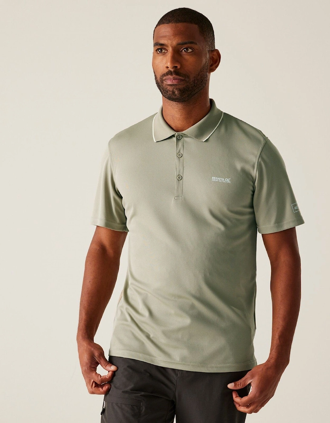 Mens Maverick V Active Polo Shirt, 2 of 1
