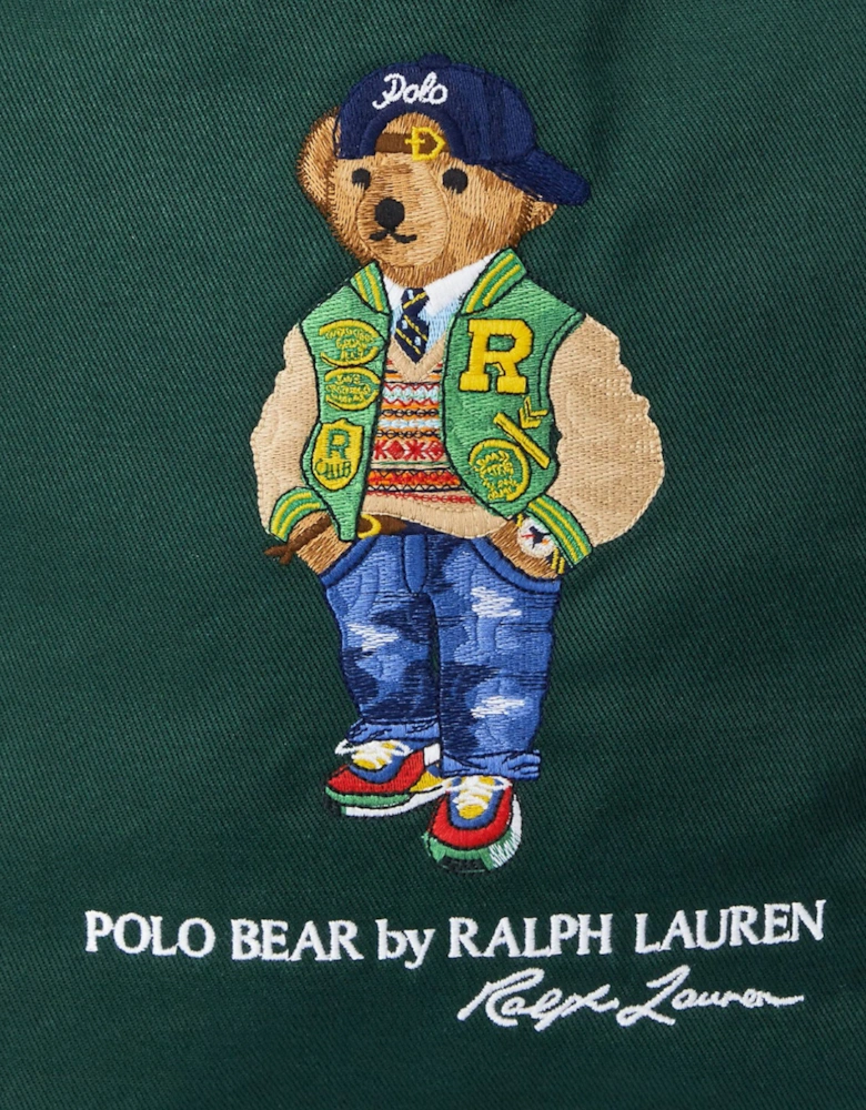 Mens Tote Bag Polo Bear Shopper Leather Handle Shoulder Bag New