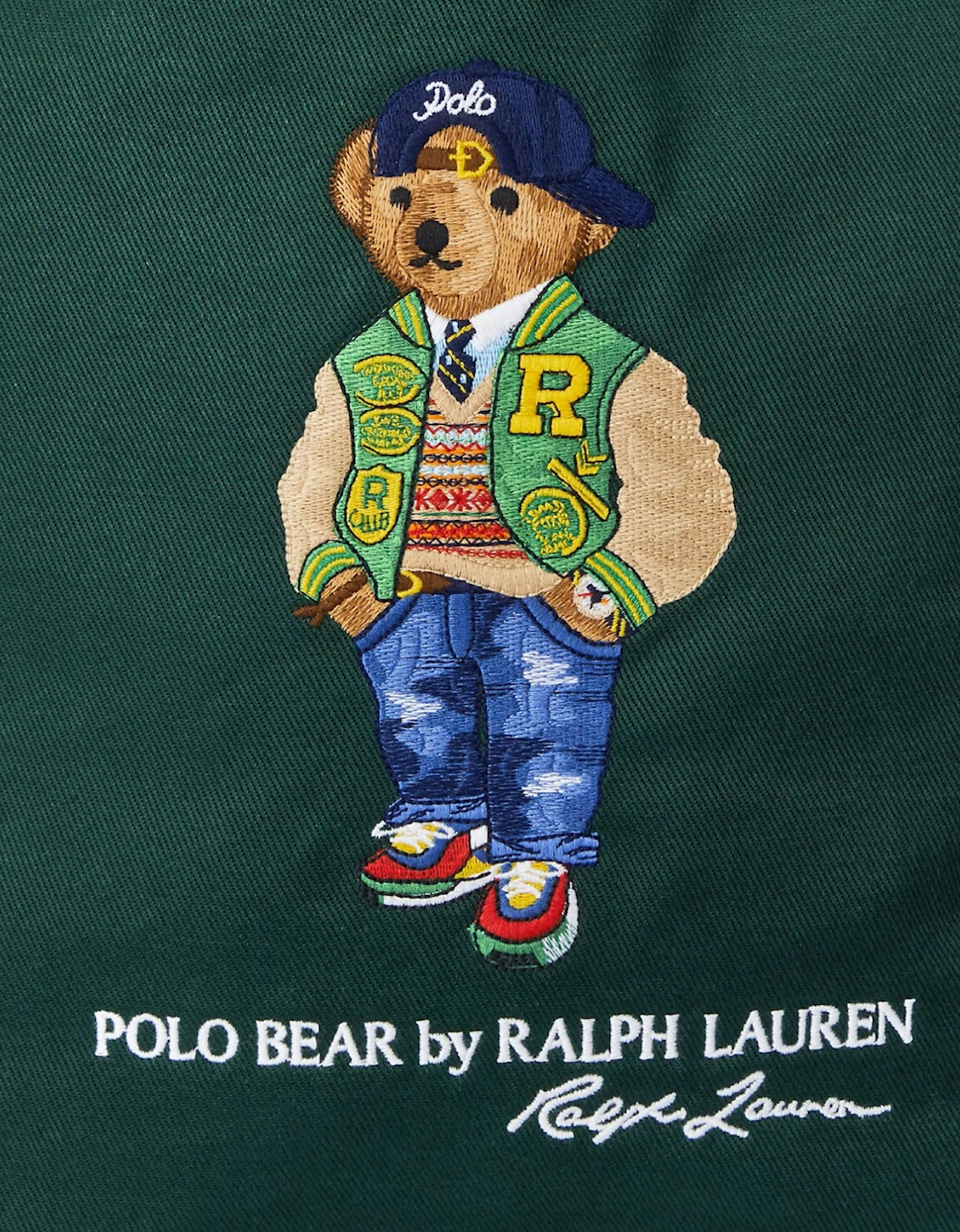Mens Tote Bag Polo Bear Shopper Leather Handle Shoulder Bag New