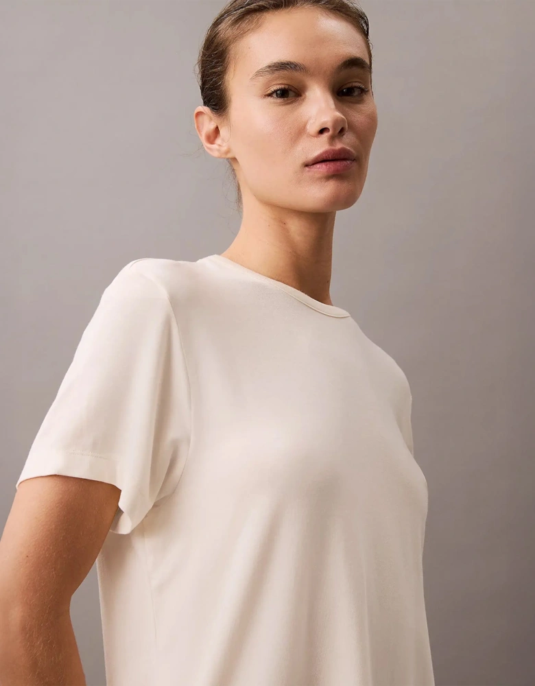 ULTRA SOFT MODAL Womens Lounge T-Shirt Ivory