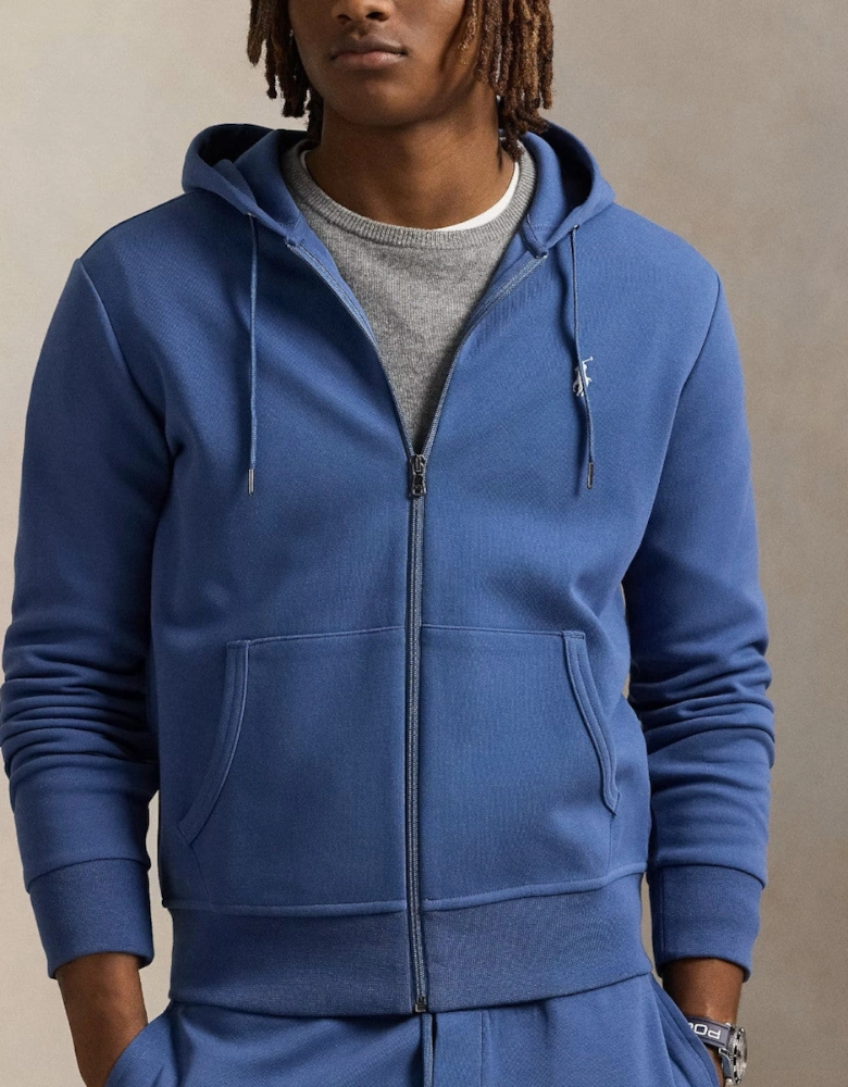 Double Knit Zip Hoody 071 Earth Blue