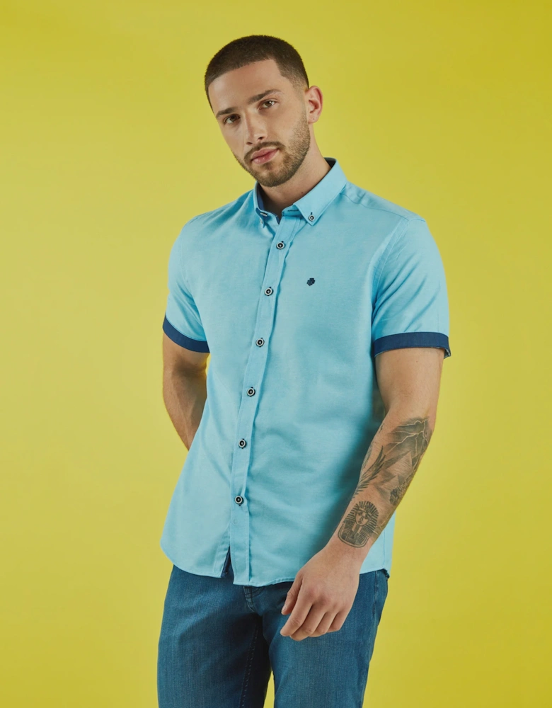 Summit Short Sleeve Shirt - Turquoise
