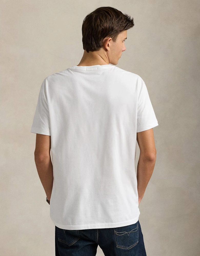Heritage Bear T-Shirt 001 White Hrtg Bear