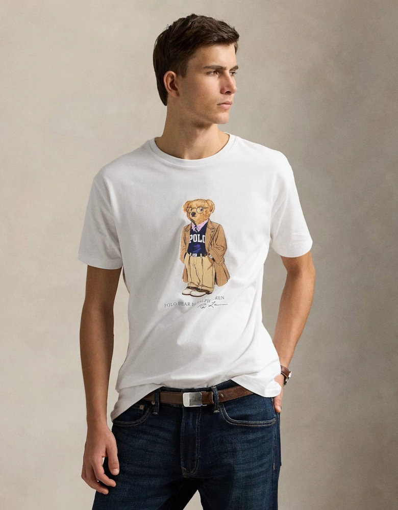 Heritage Bear T-Shirt 001 White Hrtg Bear