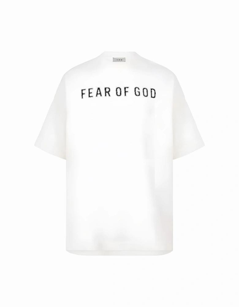 Logo Printed Oversized T-Shirt in White