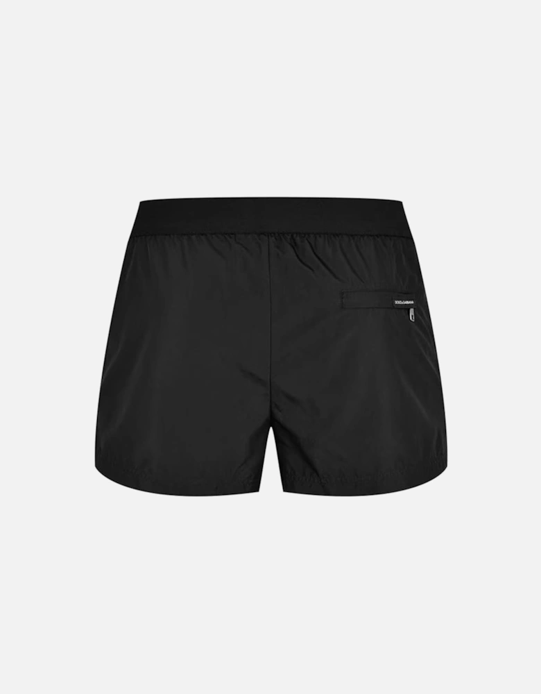 Script Logo Swim Shorts in Black