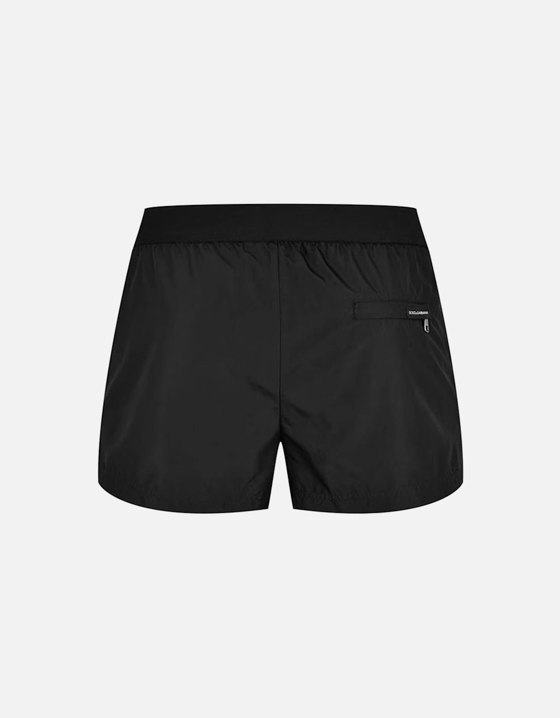 Script Logo Swim Shorts in Black