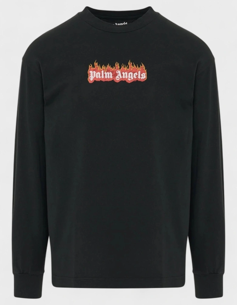 Burning Logo Classic Tee Long Sleeve