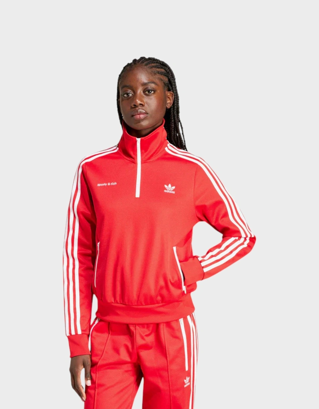 x Sporty & Rich Track Quarter Zip