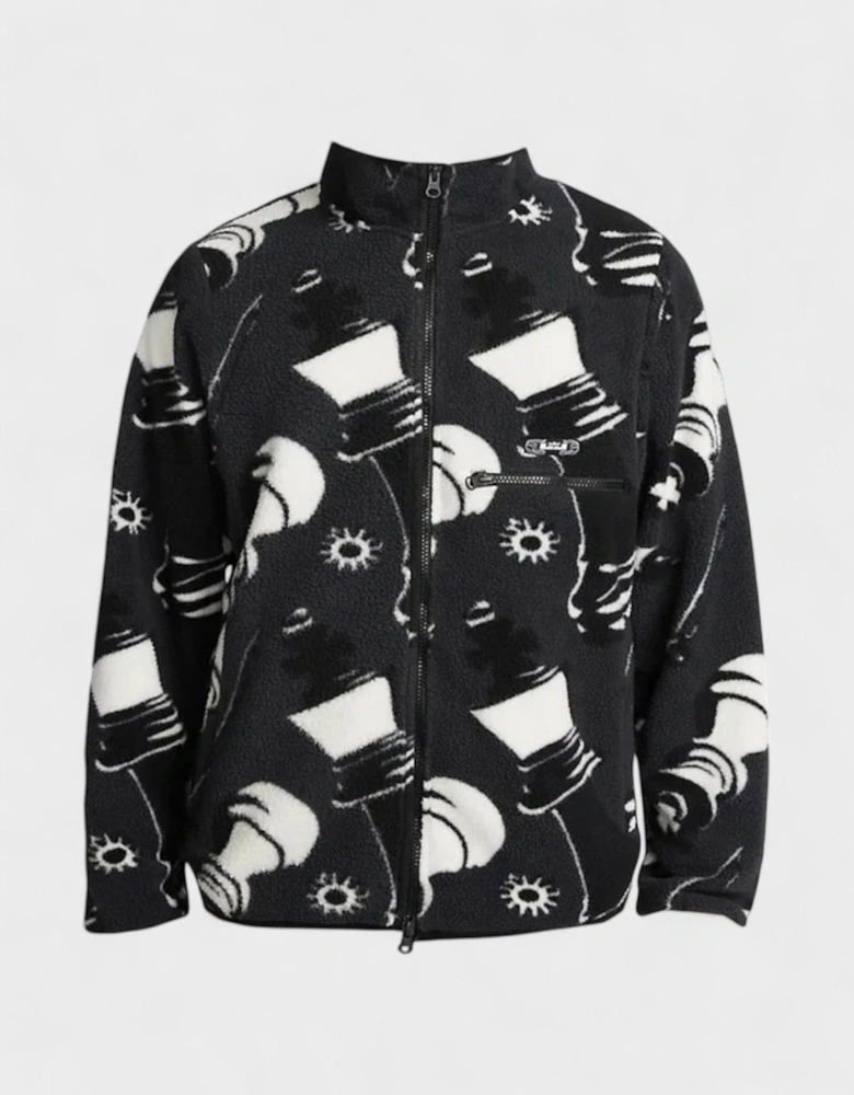 Lebron James Printed Full Zip Fleece Jacket