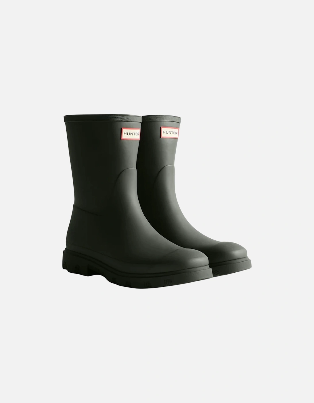 Hunter Men's Green Downpour Short Wellington Boots - : 12 Size 12 Uk