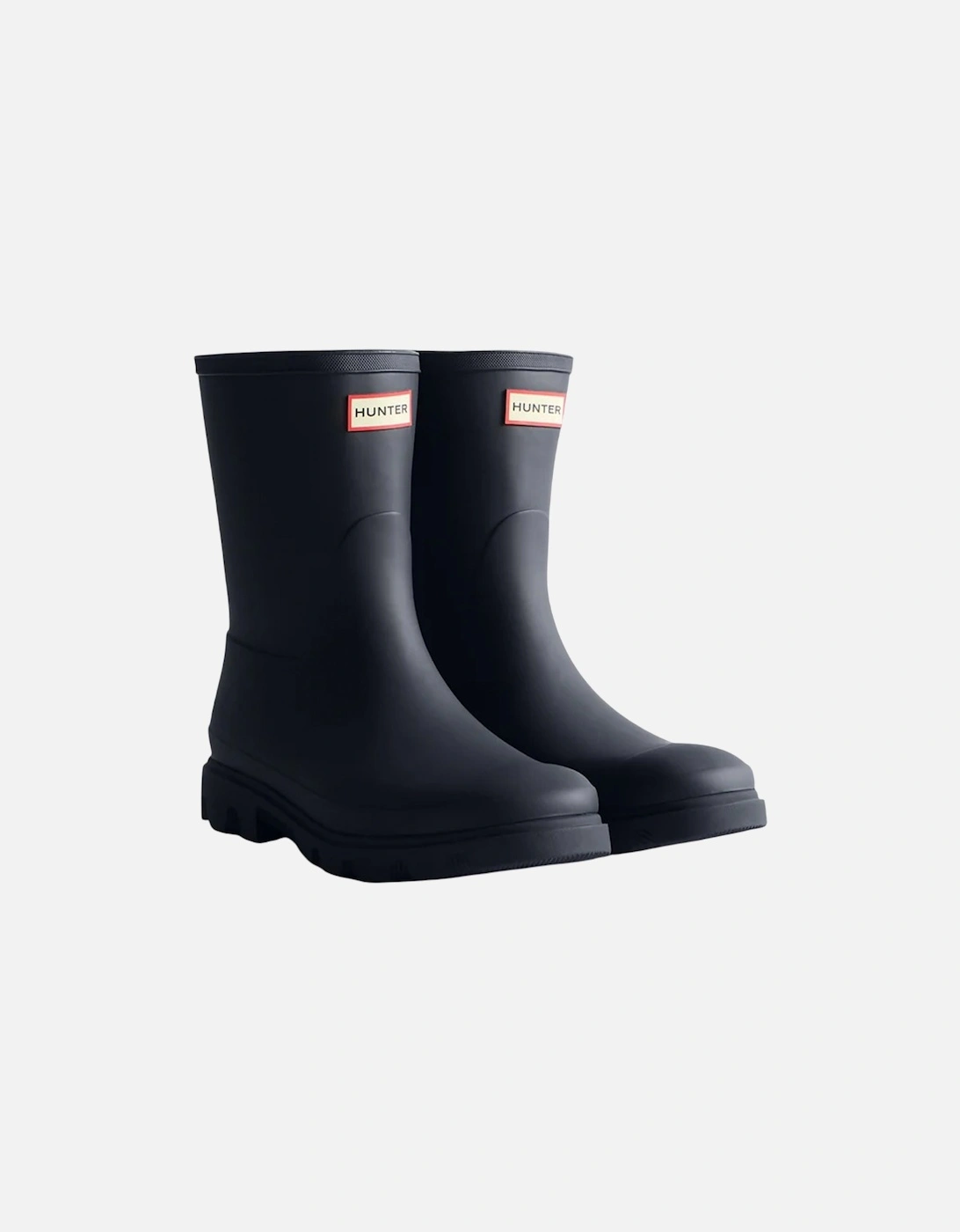 Hunter Men's Navy Downpour Short Wellington Boots - : 9 Size 9 Uk