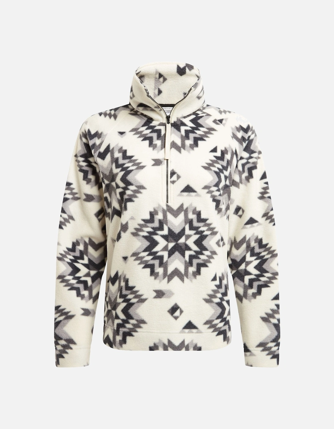 Womens/Ladies Lago Calico Half Zip Fleece Top, 6 of 5