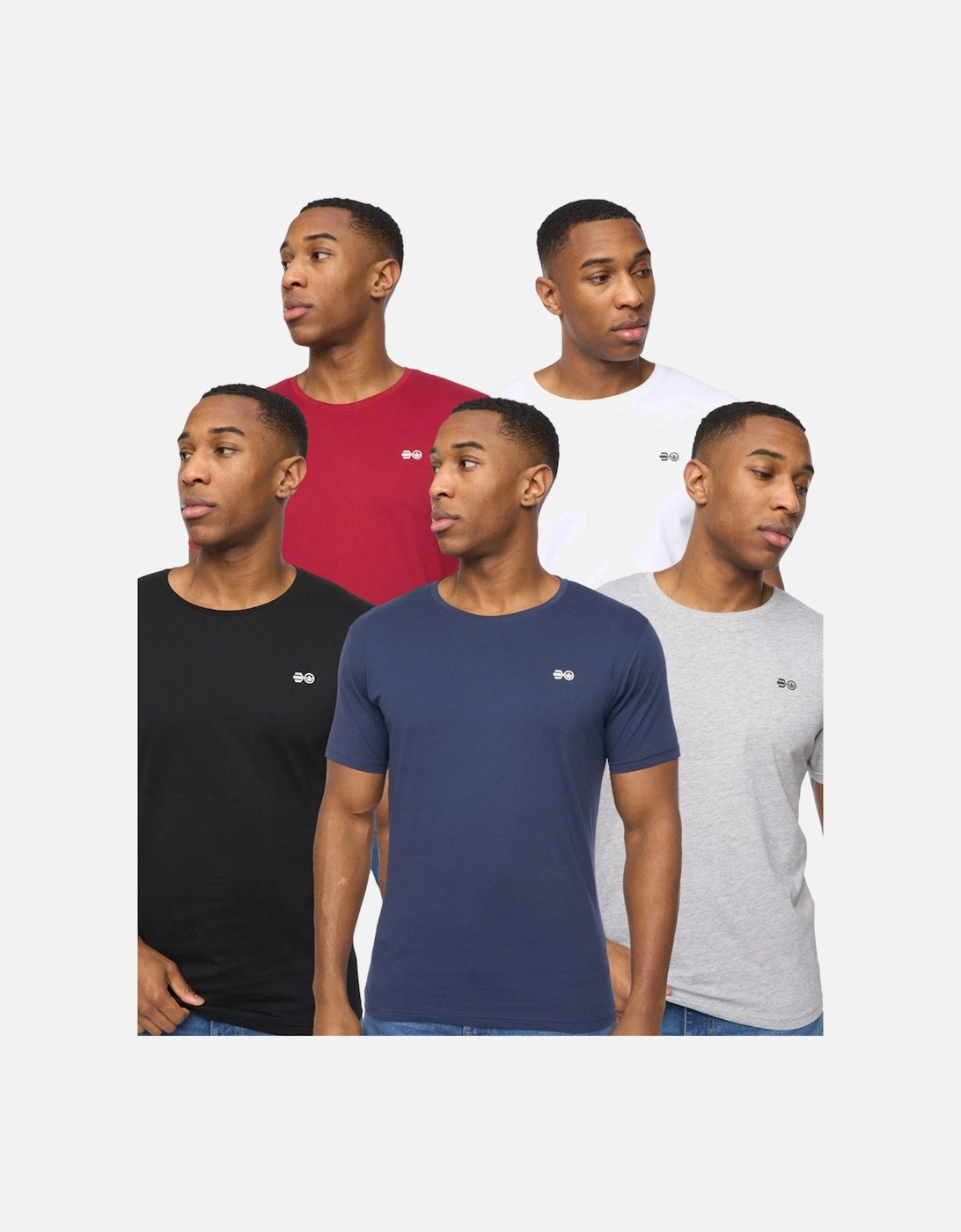 Mens Dellmere T-Shirt (Pack of 5), 6 of 5