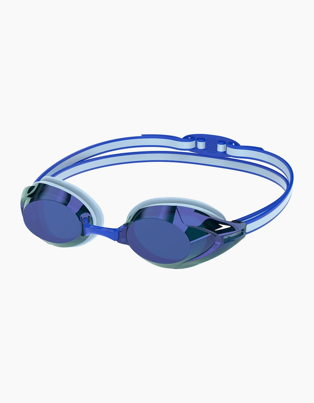 Speedo Unisex Blue Adult Vanquisher 3.0 Mirrored Swimming Goggles - Size: One Size