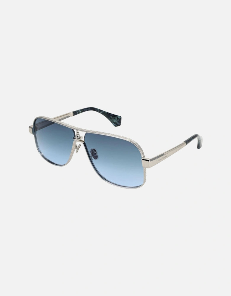 Keith Sunglasses - Silver/Blue