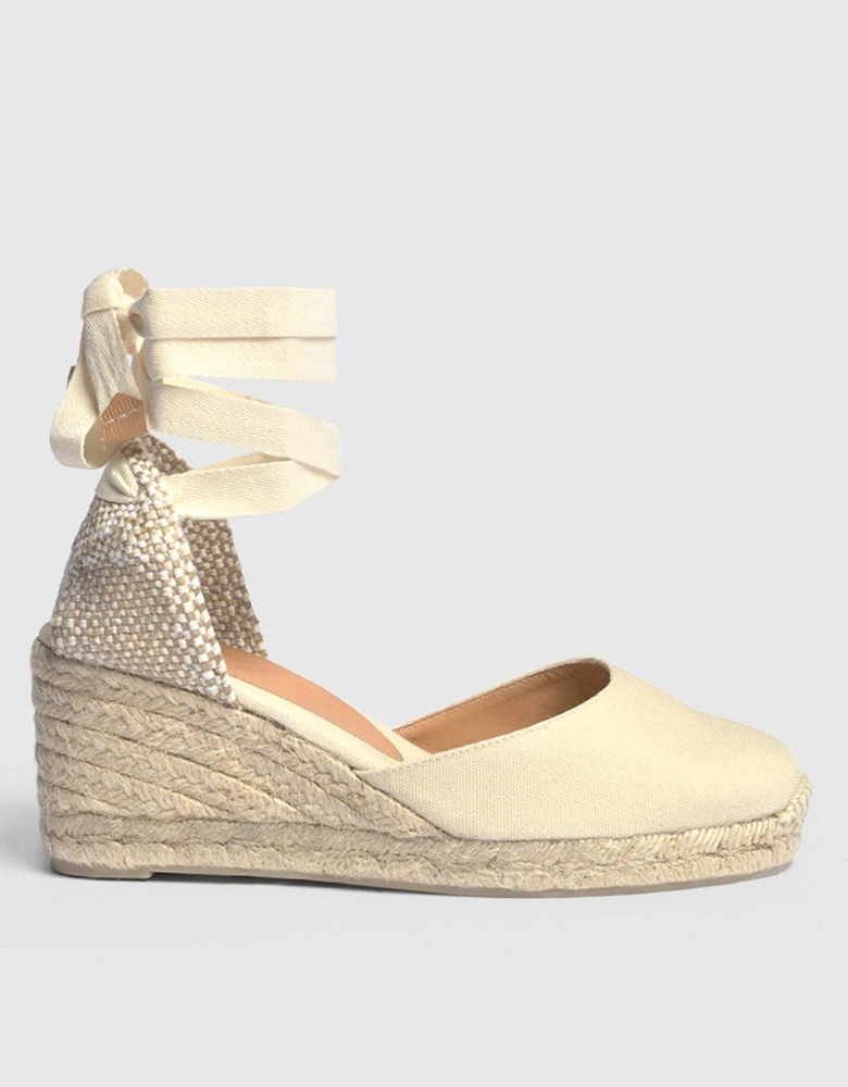 Carina Wedge Espadrille - Cream