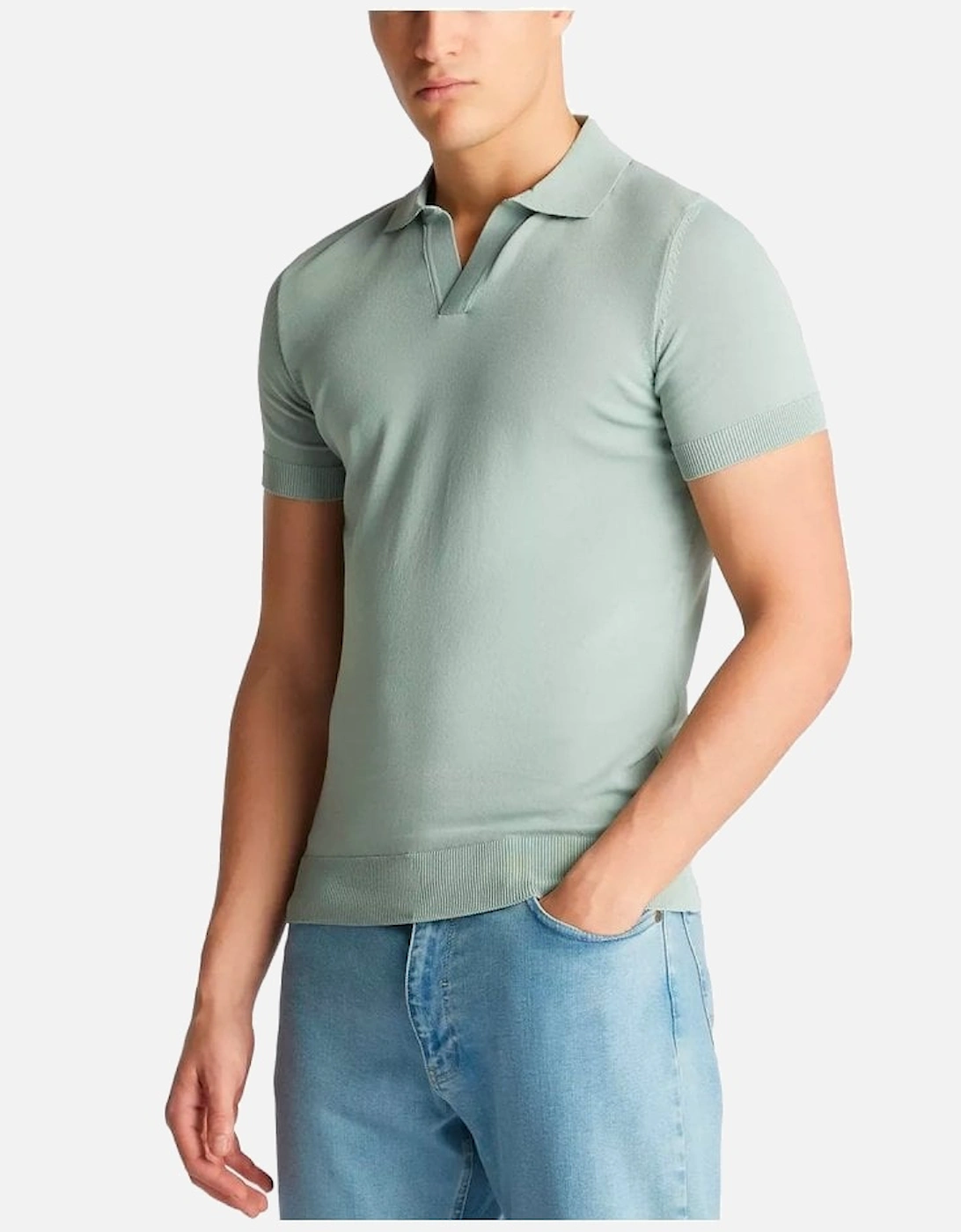 Short Sleeve Polo Shirt Light Green, 6 of 5