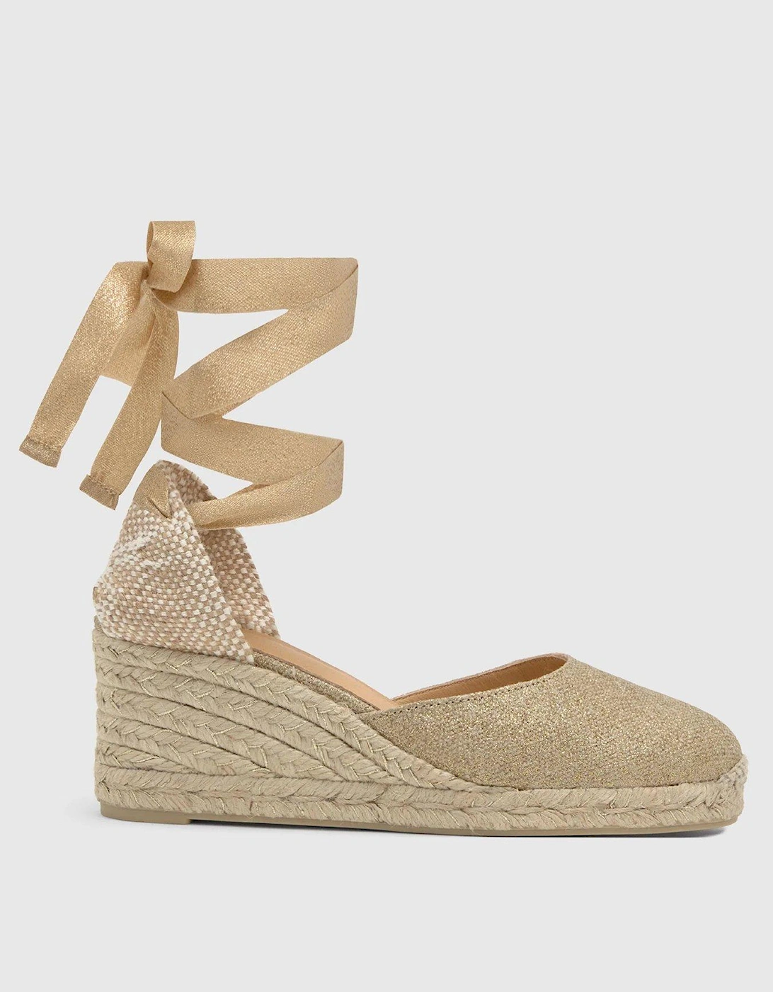 Carina Sparkly Wedge Espadrilles - Gold, 2 of 1