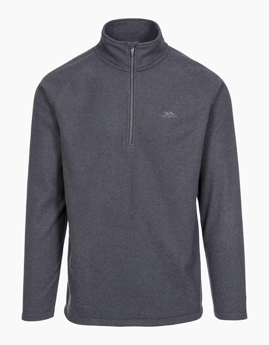 Trespass Men's Grey Keynote Anti Pilling 1/4 Zip Fleece Top - : S