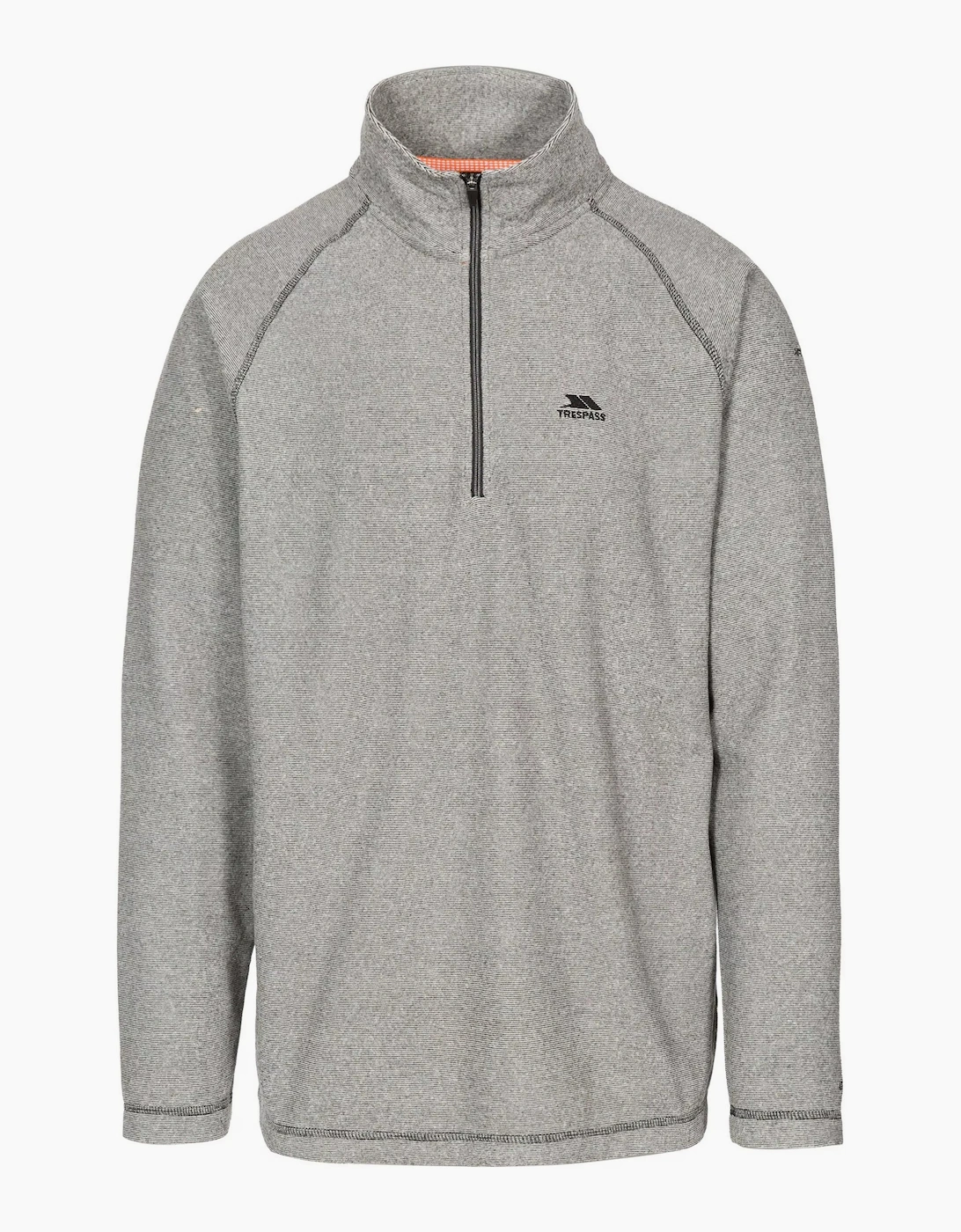 Trespass Men's Black Keynote Anti Pilling 1/4 Zip Fleece Top - : Xxs