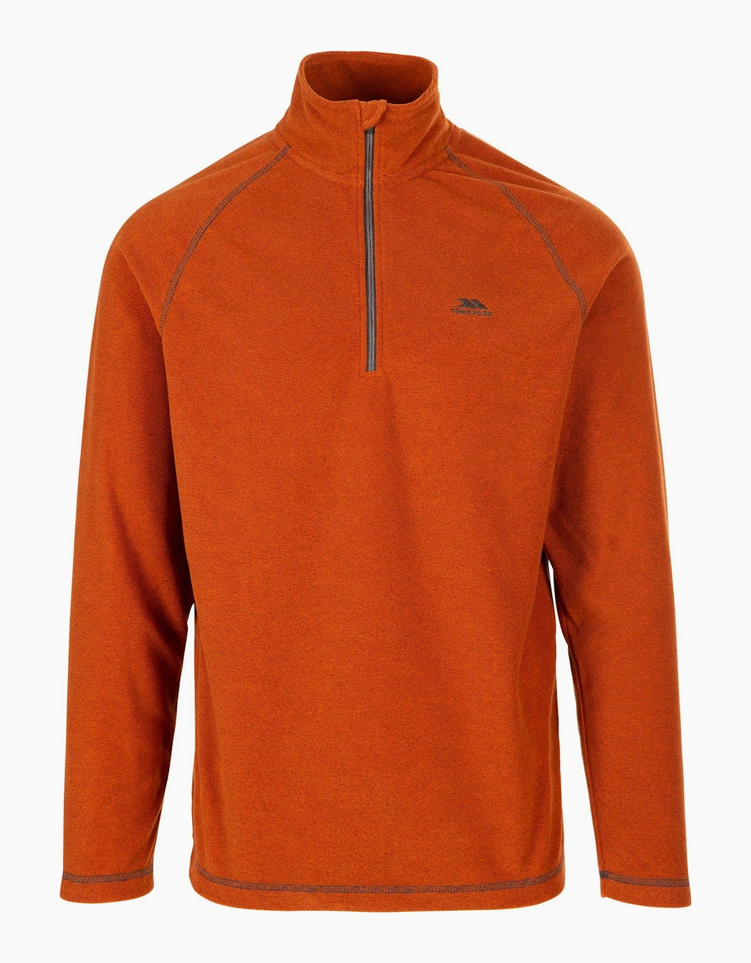 Trespass Men's Orange Keynote Anti Pilling 1/4 Zip Fleece Top - : Xs