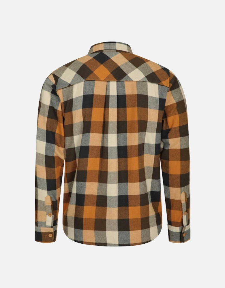 Mens Trace Flannel Long-Sleeved Shirt
