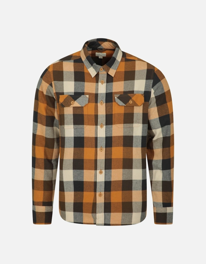 Mens Trace Flannel Long-Sleeved Shirt