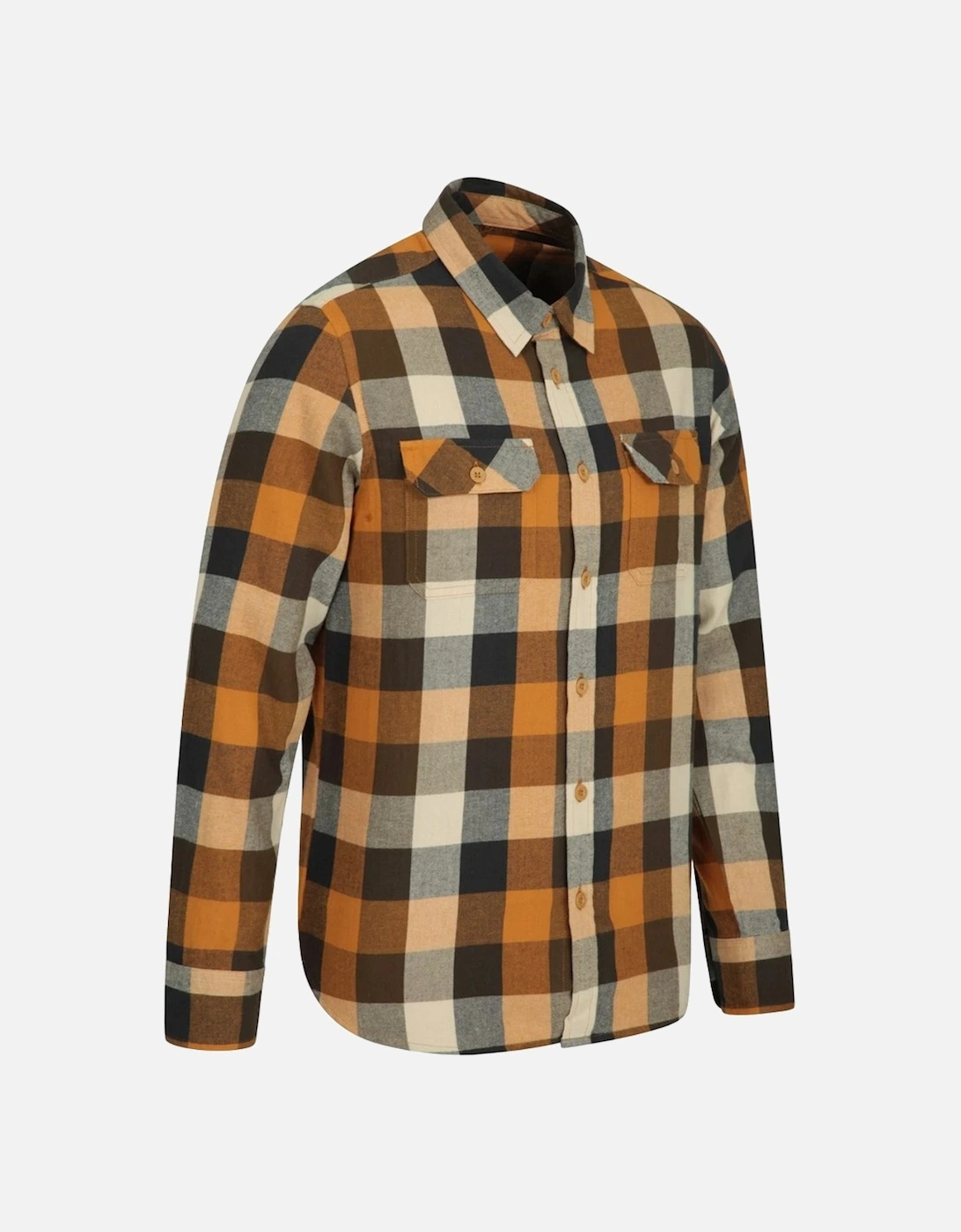 Mens Trace Flannel Long-Sleeved Shirt