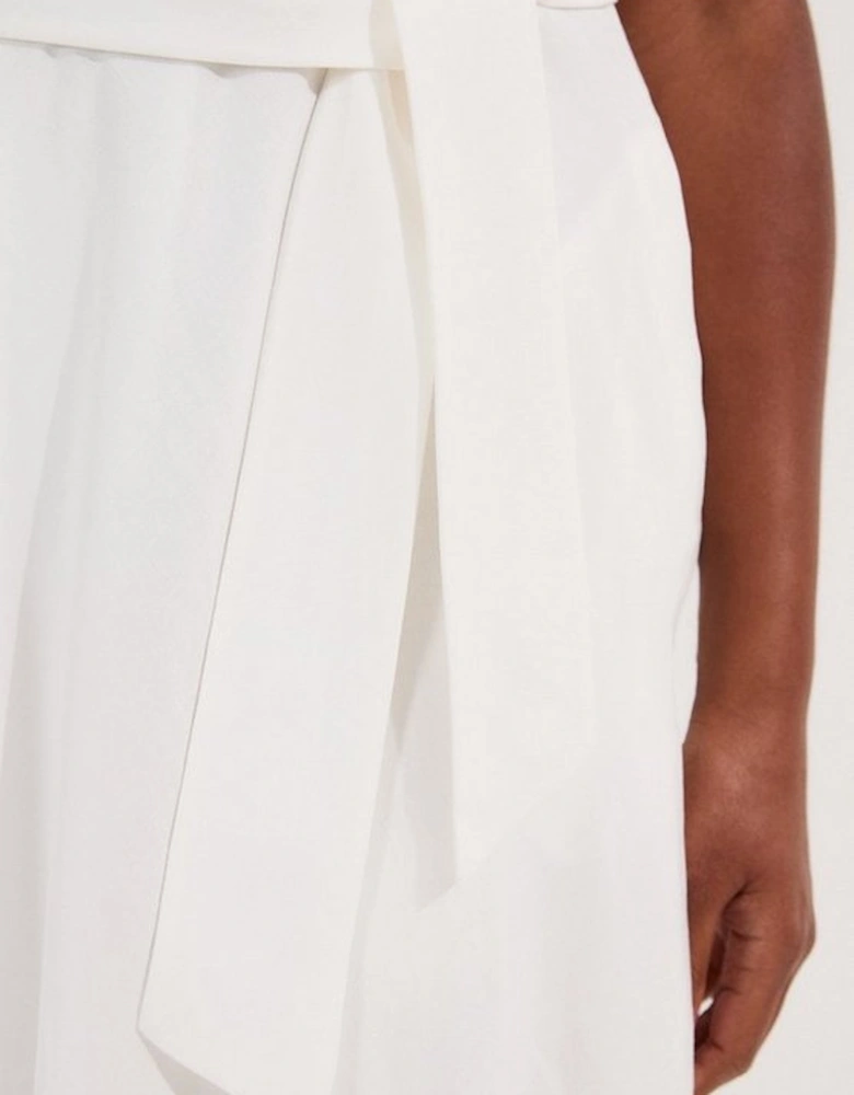 Lydia Millen Plus Size Linen Wrap Tie Waisted Maxi Dress