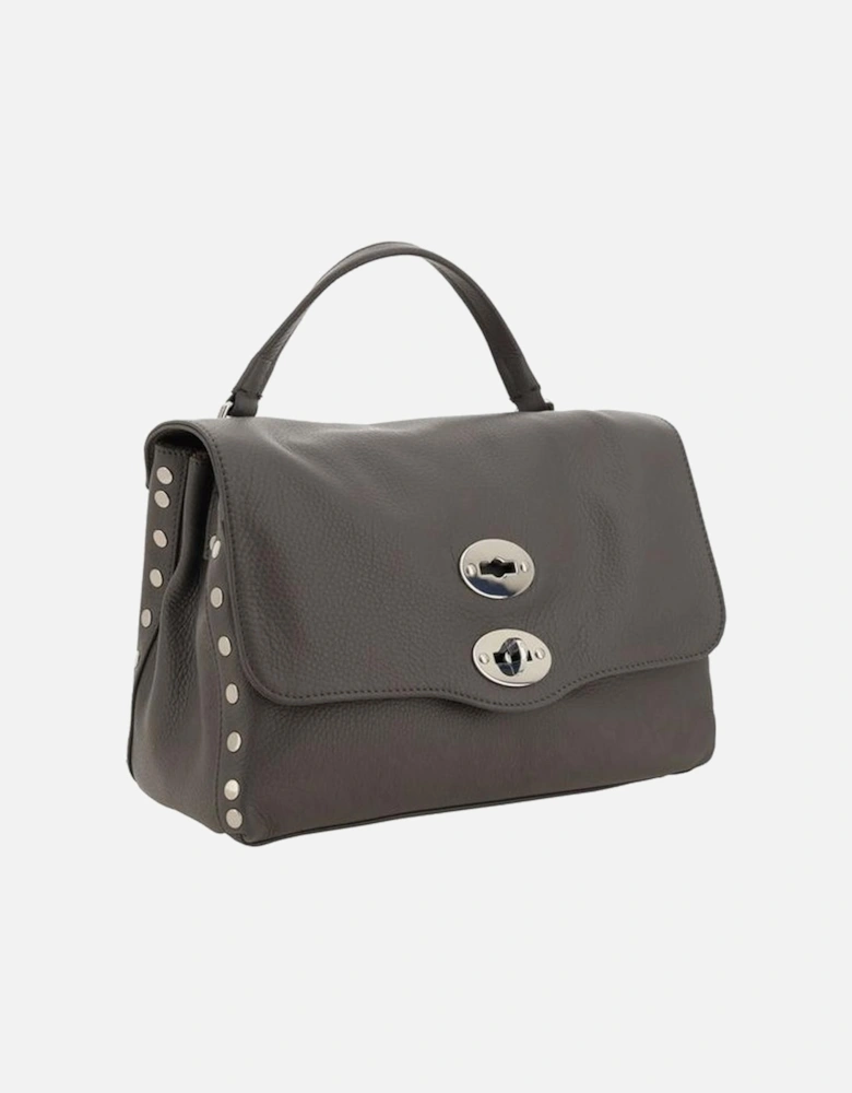 Calfskin Daily Postina Shoulder Bag Women - Gray