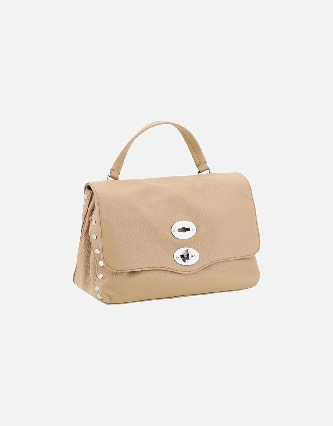 Calfskin Daily Postina Shoulder Bag Women - Beige