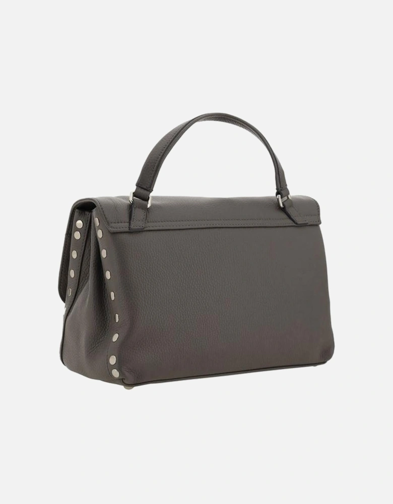 Calfskin Daily Postina Shoulder Bag Women - Gray