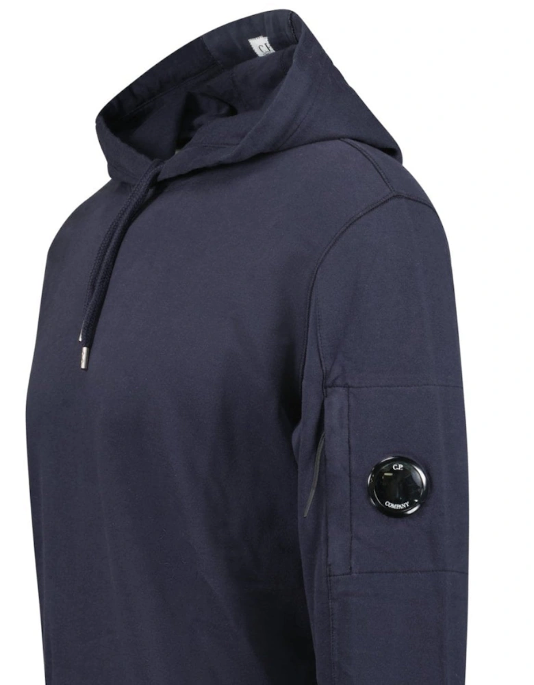 Hooded Lens Light Fleece Sweatshirt Midnight Blue