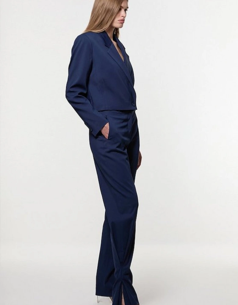 Digital Ophelia Polished Tailored Ankle Detail Trouser