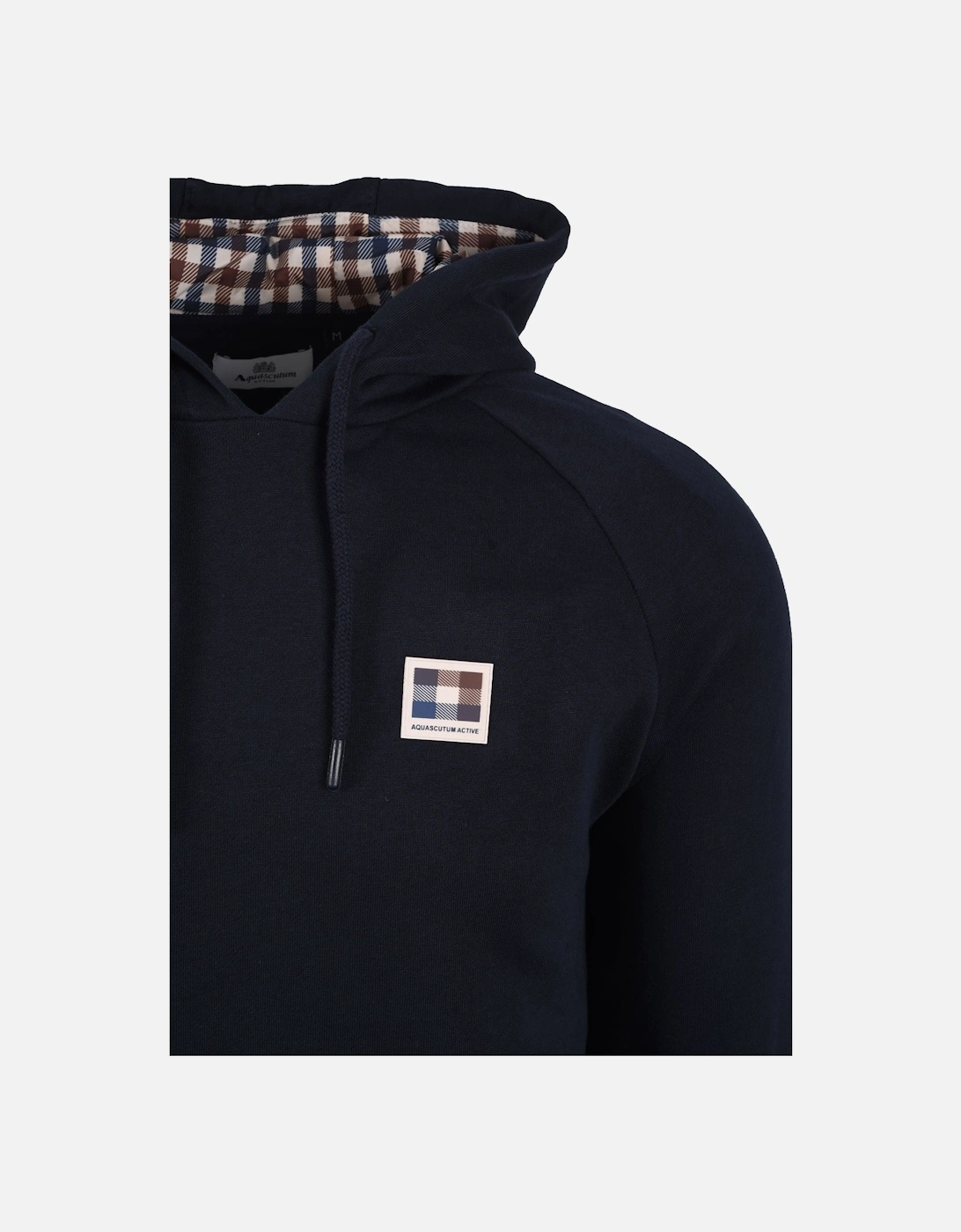 Active Patch Raglan Hoodie Navy