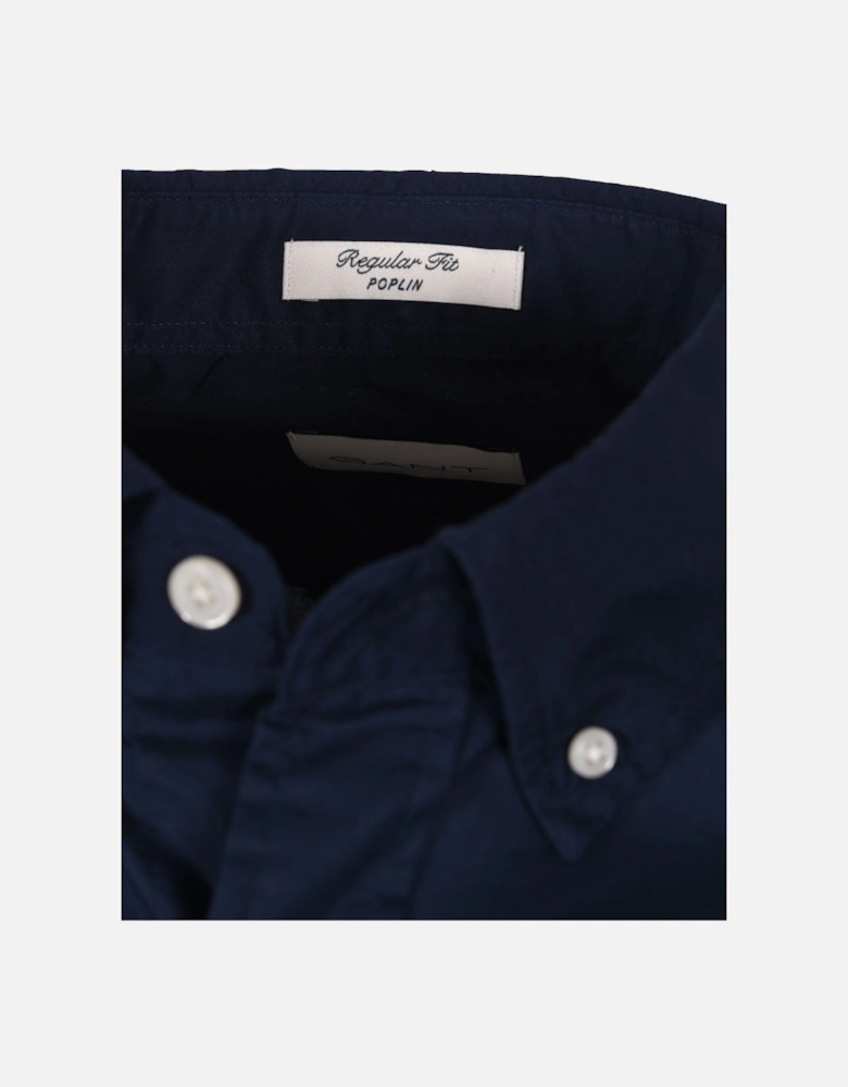 Reg Poplin Shirt Marine