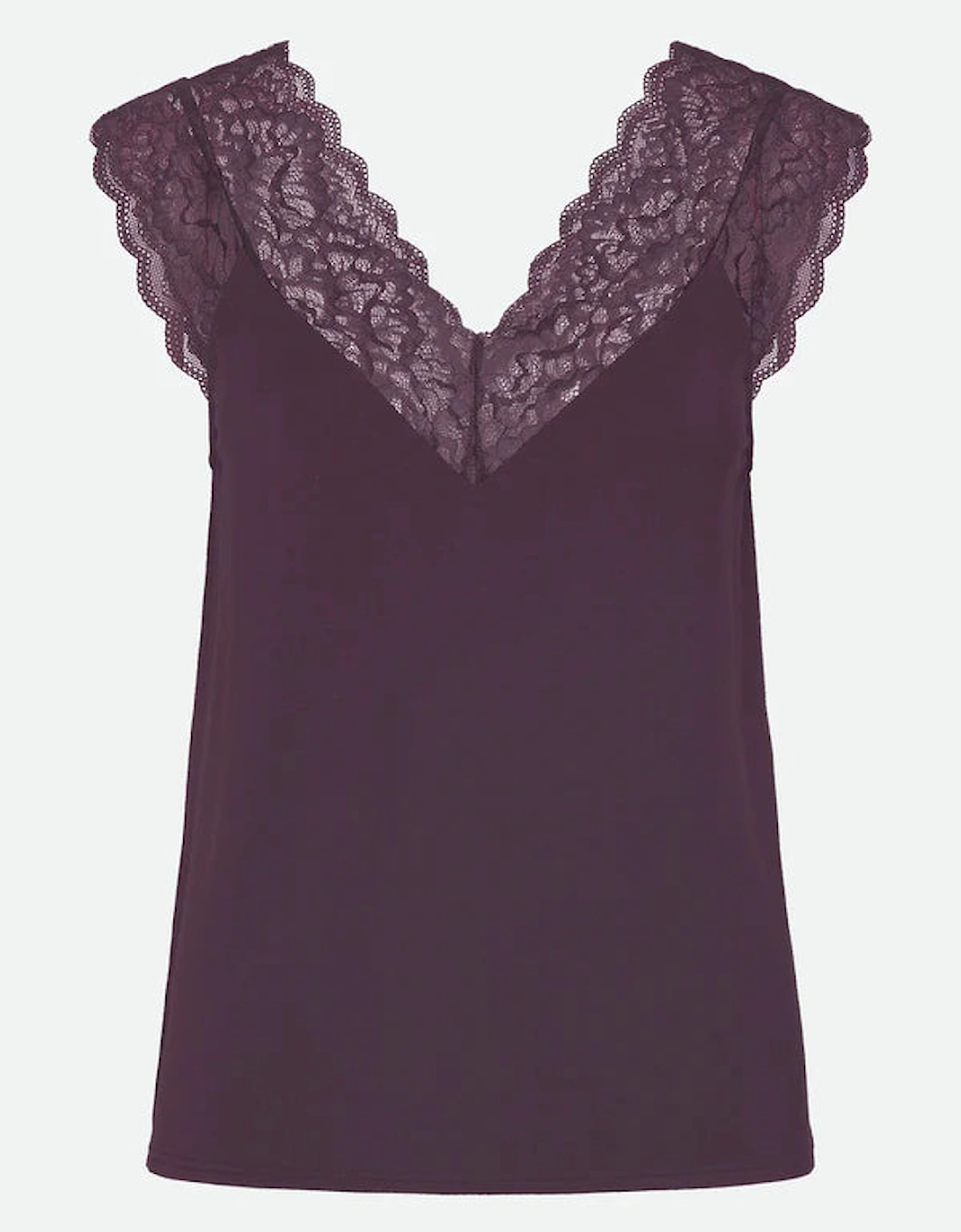 Biarritz lace top in plum perfect, 2 of 1