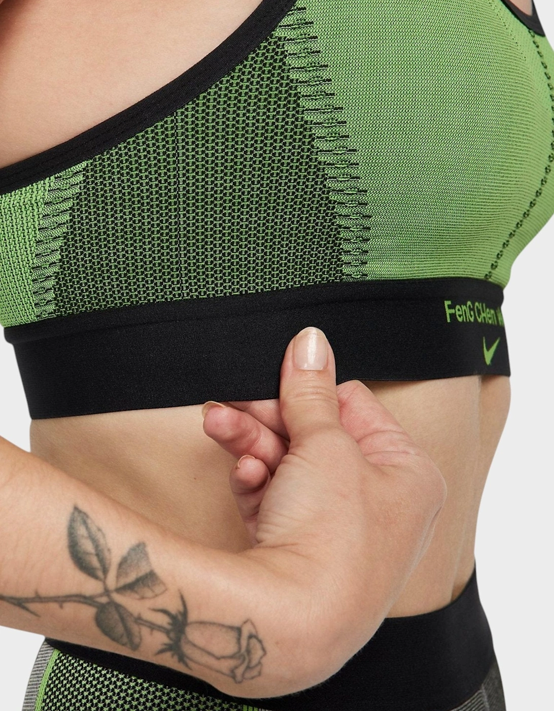 x Feng Chen Wang Bra 'Action Green'