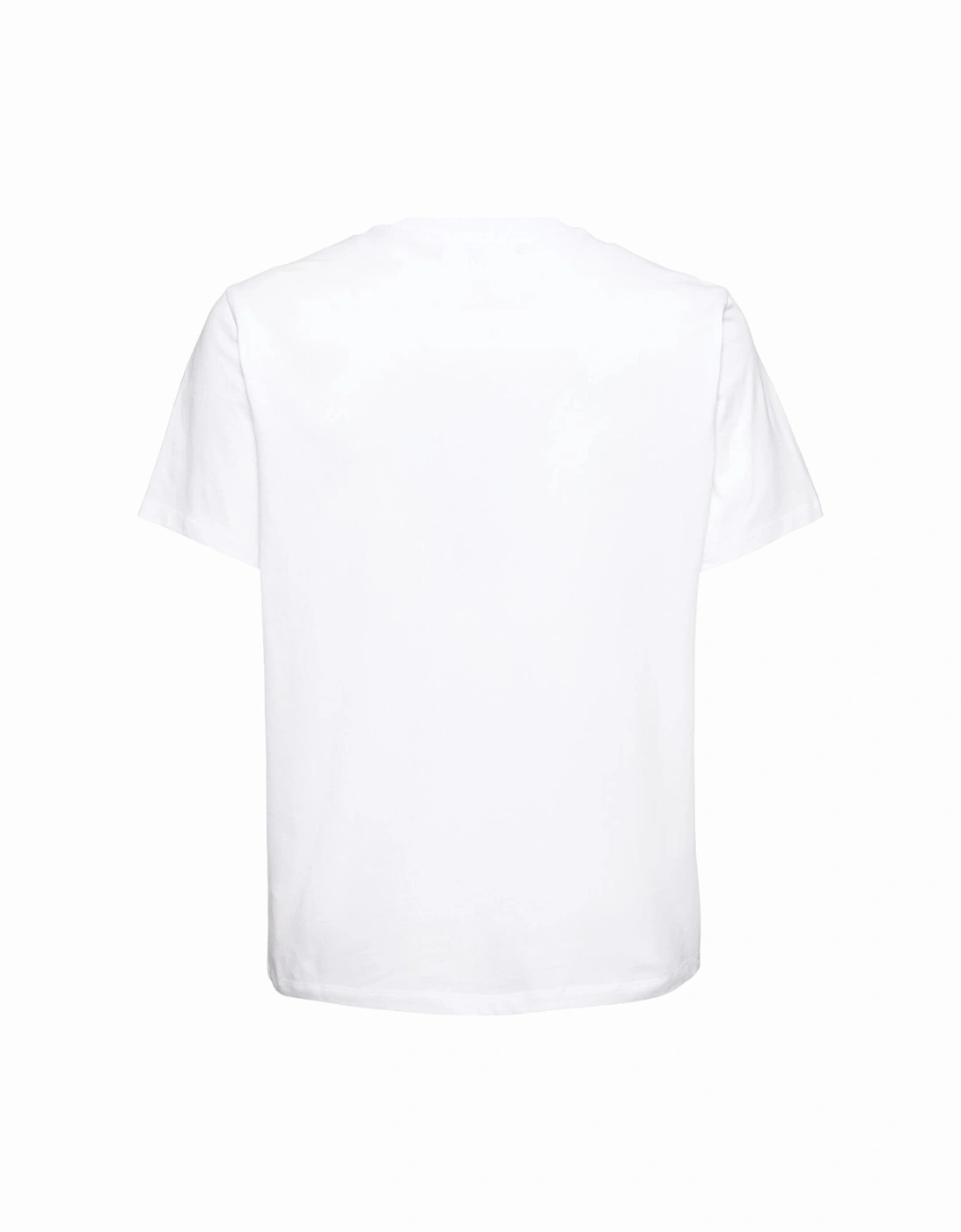 Ami De Coeur White Embroidered Logo T-Shirt in White