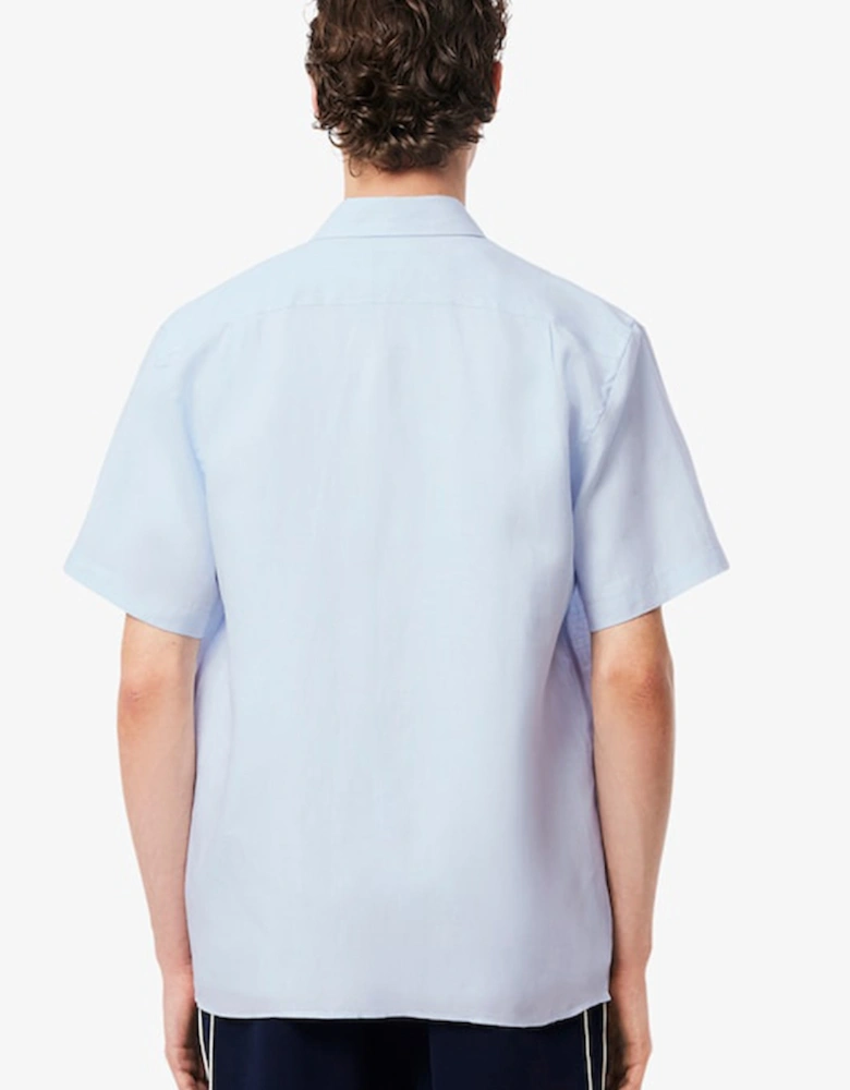 Men's Short Sleeved Linen Shirt