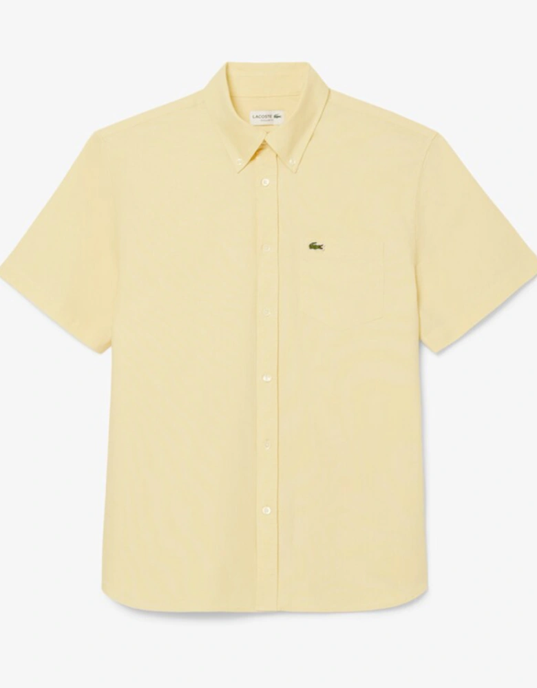 Men's Regular Fit Short Sleeved Oxford Shirt